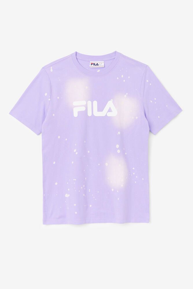 Fila T-Shirt Womens Purple Alivia Tie Dye - Ireland 91370-GKXP